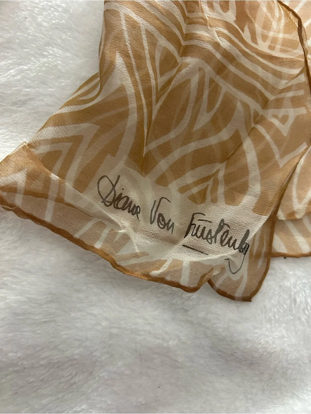 Vintage Diane Von Furstenberg silk scarf